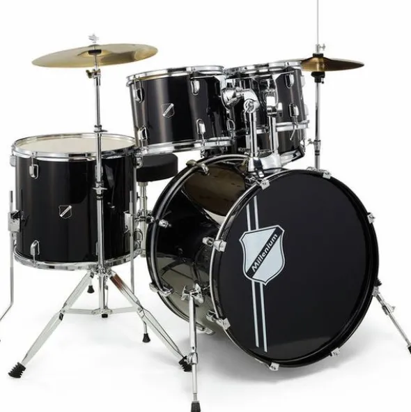 Millenium Focus 22 Drum Set Black