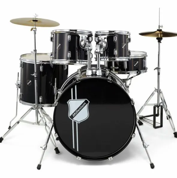 Millenium Focus 22 Drum Set Black