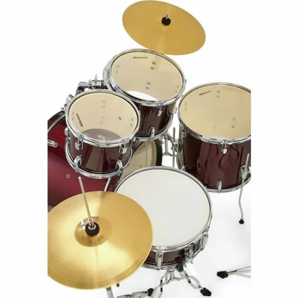 Millenium Focus 20 Drum Set Red
