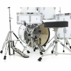 Millenium Focus 18 Drum Set White