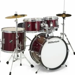 Millenium Focus Junior Drum Set Red