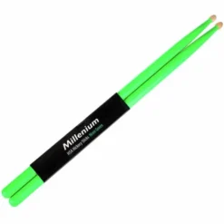 Millenium H5A Hickory Sticks Neon Green