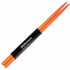 Millenium H5A Hickory Sticks Neon Orange