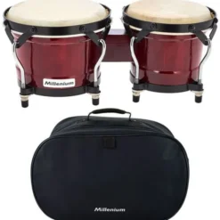 Millenium HB 202HWR Bongo Set + Gig Bag