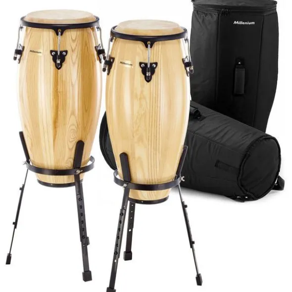 Millenium MC890NT Conga Set w. Gig Bags