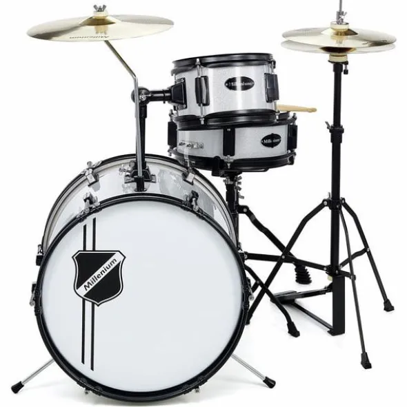 Millenium Youngster Drum Set Silver
