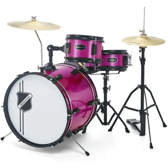 Millenium Youngster Drum Set Pink Spkl