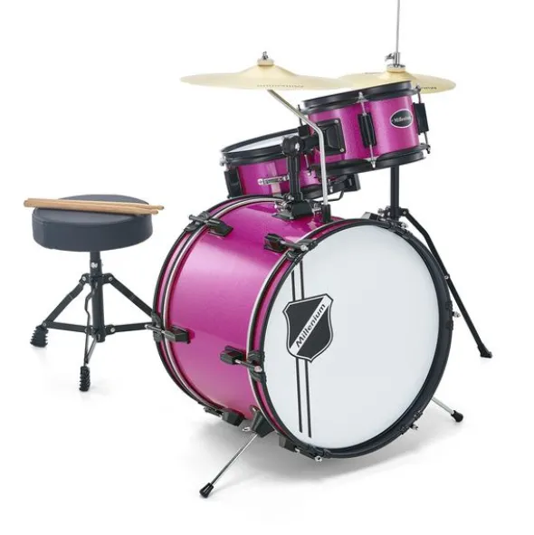 Millenium Youngster Drum Set Pink Spkl