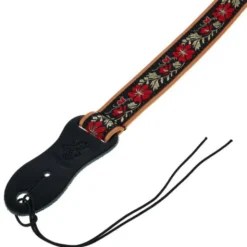 Minotaur Floral RedRibbon Ukulele Strap