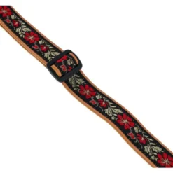 Minotaur Floral RedRibbon Ukulele Strap