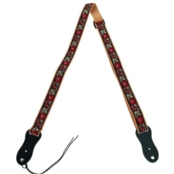 Minotaur Floral RedRibbon Ukulele Strap