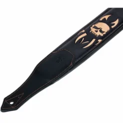 Minotaur Hand Tooled Skull Guitar Strap
