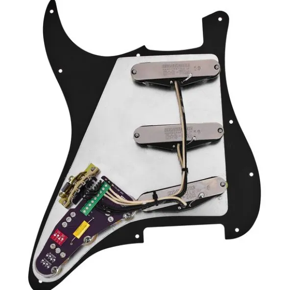 Mojotone 58 Q.Coil Hot Br. Pickguard BK