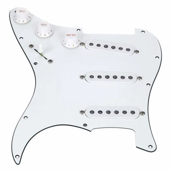 Mojotone 67 Q.Coil Hot Br. Pickguard W