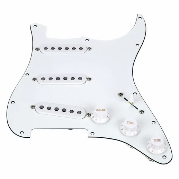 Mojotone 67 Q.Coil Hot Br. Pickguard W