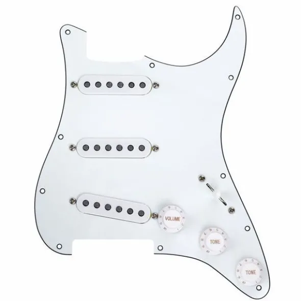 Mojotone 67 Q.Coil Hot Br. Pickguard W