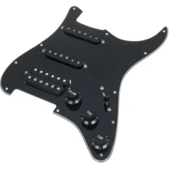 Mojotone 58 Quiet Coil HSS Pickguard BK