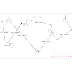 Mojotone Semi-Hollow Prewired Harness