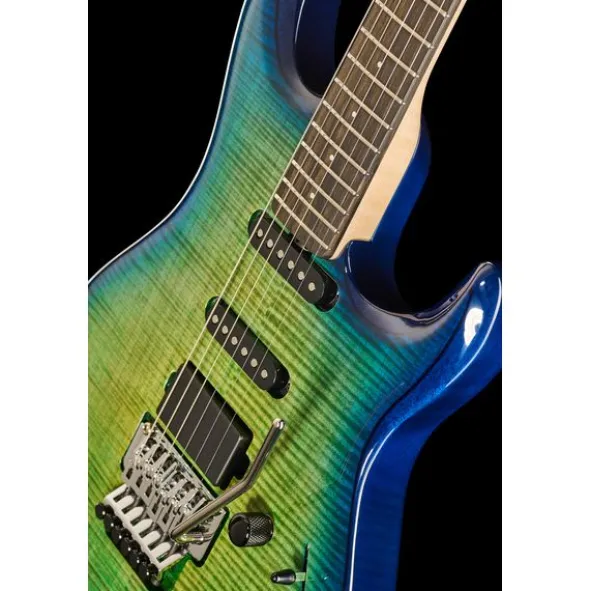 Music Man Luke IV HSS BFR Green Tide