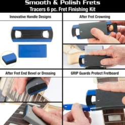 MusicNomad Guitar Tech Fret Tool Set