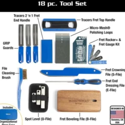 MusicNomad Guitar Tech Fret Tool Set