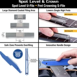 MusicNomad Guitar Tech Fret Tool Set