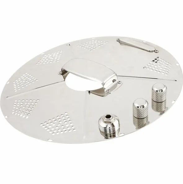National Reso-Phonic Hot Plate Bright Nickel