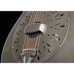 National Reso-Phonic Raw Steel Single Cone 14 Fret