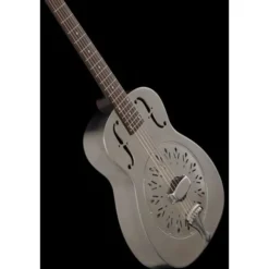 National Reso-Phonic Raw Steel Single Cone 14 Fret