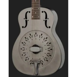 National Reso-Phonic Raw Steel Single Cone 14 Fret