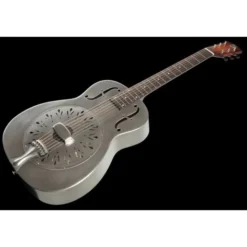 National Reso-Phonic Raw Steel Single Cone 14 Fret