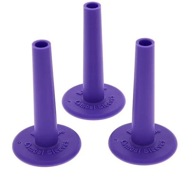 No Nuts Cymbal Sleeves 3pcs Purple