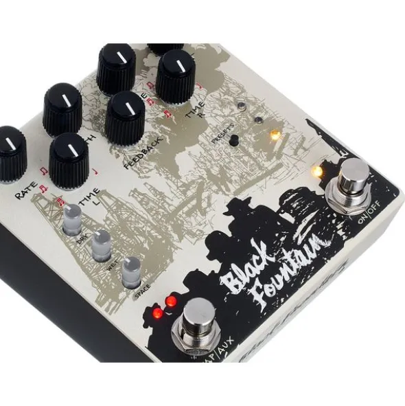 Old Blood Noise Endeavors Black Fountain Stereo Delay CR