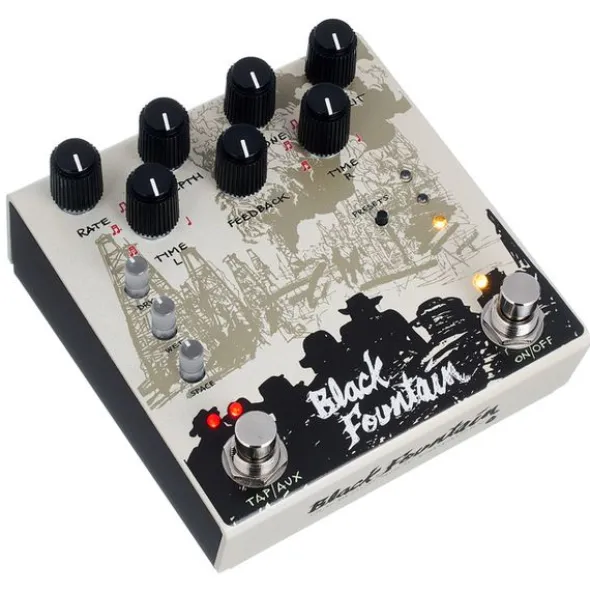 Old Blood Noise Endeavors Black Fountain Stereo Delay CR