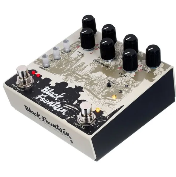 Old Blood Noise Endeavors Black Fountain Stereo Delay CR