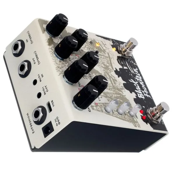 Old Blood Noise Endeavors Black Fountain Stereo Delay CR