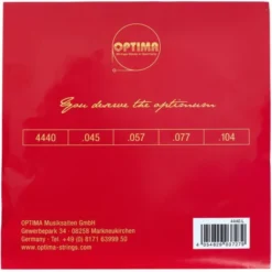 Optima 4440.L RB Flatwound Bass Set
