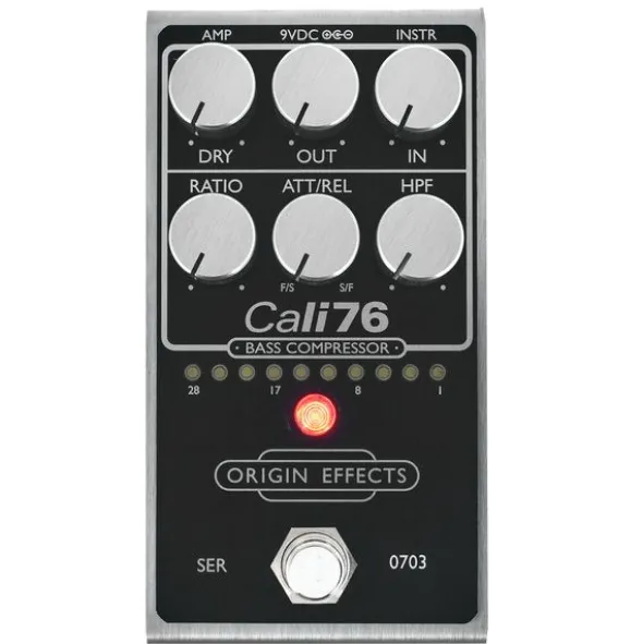 Origin Effects Cali76 V2 Bass Compressor BK