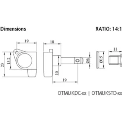 Ortega OTMUKDC-CR Tuner Set Ukulele
