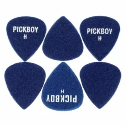 Pickboy Felt Raindrop Blue Hard Pick S