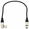 pro snake XLR Patch Angled Male 0.5m