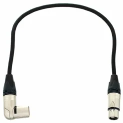 pro snake XLR Patch Angled Male 0.5m