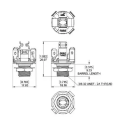 Pure Tone Stereo Output Jack Black
