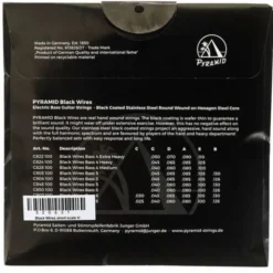Pyramid C824S Short Scale Black Wires