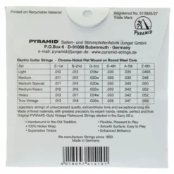 Pyramid Gold Medium/Heavy Flatwound