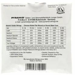 Pyramid Gold Nickel Flatwound 310/12