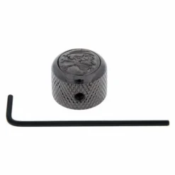 Q-Parts Pot Knob Skull 'n' Bones BK