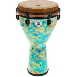 Raccoon 12" Jumbo Djembe - Turquoise