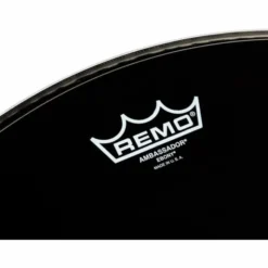 Remo 20" Ambassador Ebony Bass BK