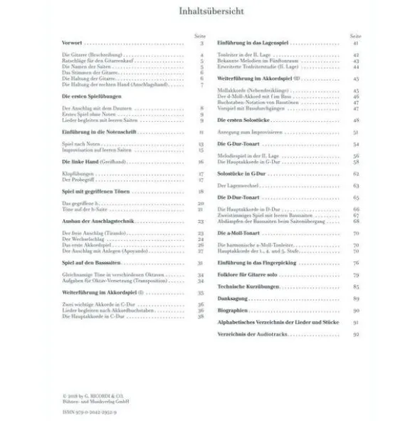 Ricordi Die neue Gitarrenschule 1